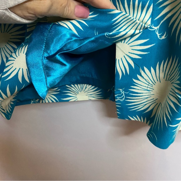 Milly New York Sydie Sheath Dress Teal White US 6 UK 10 $385 - Picture 6 of 13